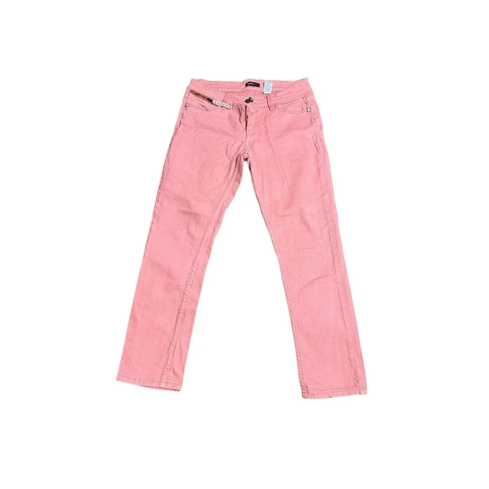 Supplies Jeans Womens 6 Skinny Leg Mid Rise Blue Denim Measure - Picture 15 of 15